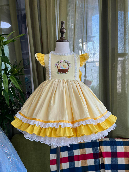 Easter Chick dress PRE ORDER