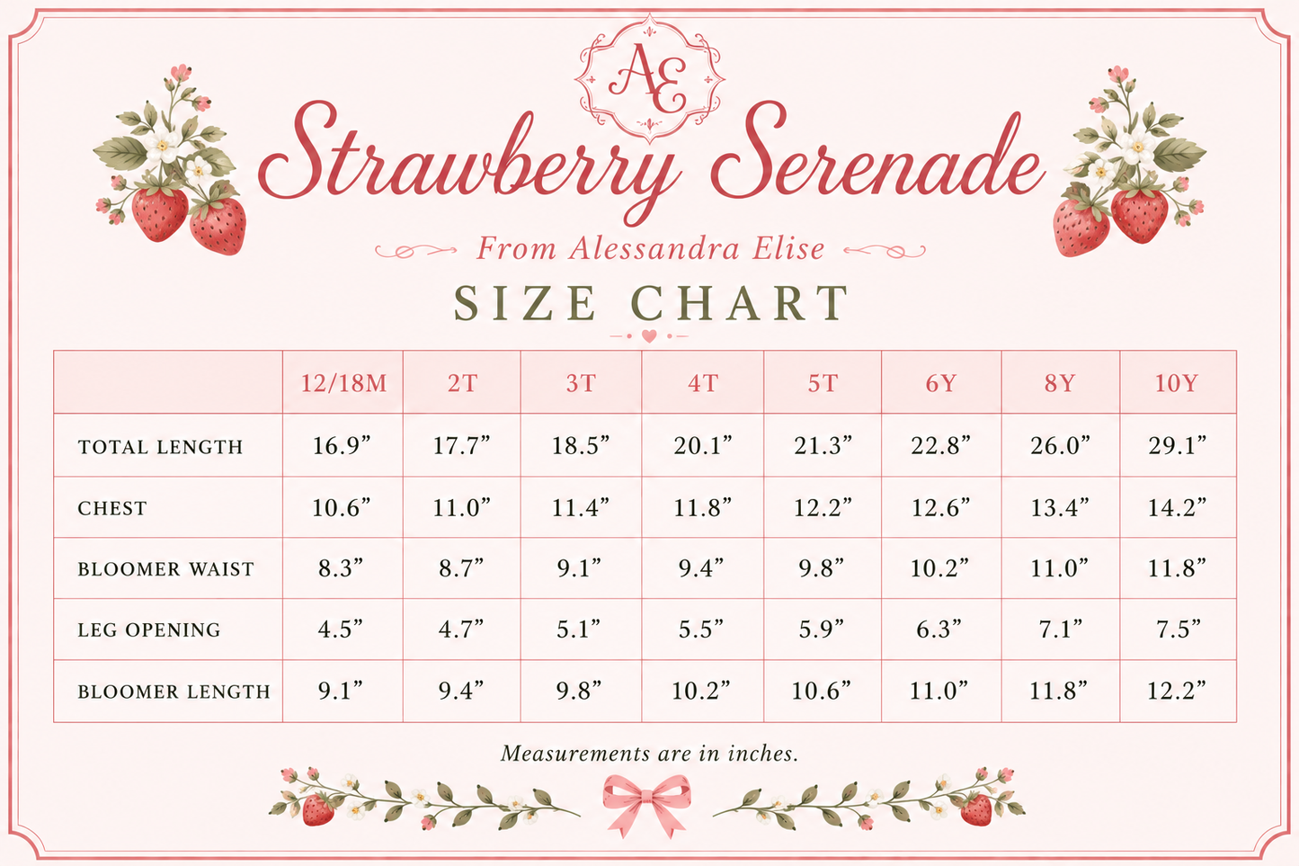 Strawberry Serenade pre order